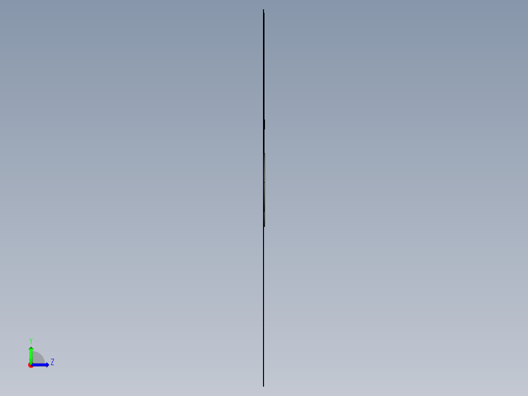 儿童拖拉机标识牌左视图