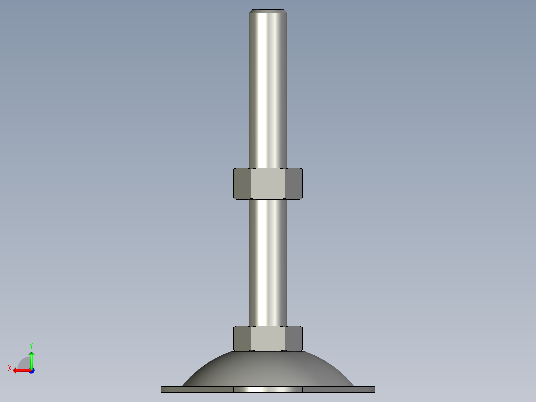 WAN16-D100-M12-L100不锈钢脚杯后视图