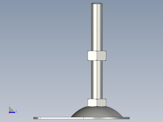 WAN16-D100-M12-L100不锈钢脚杯左视缩略图