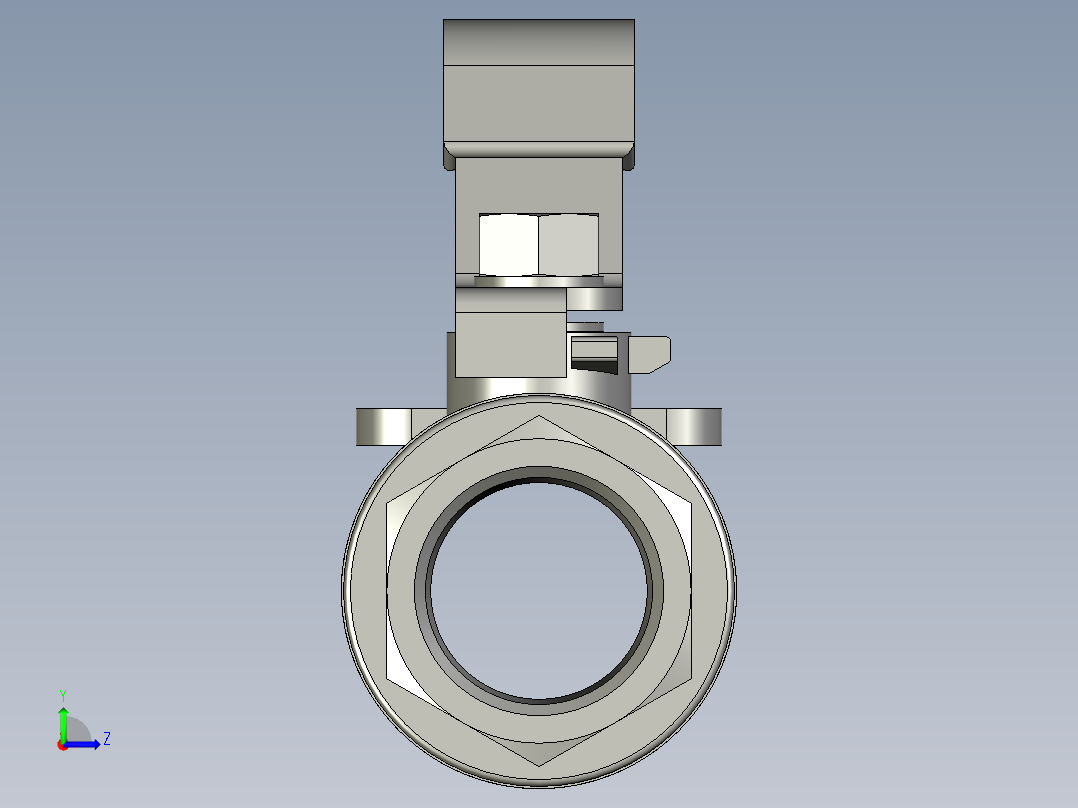 BSCSF20A-1寸球阀Z001左视图