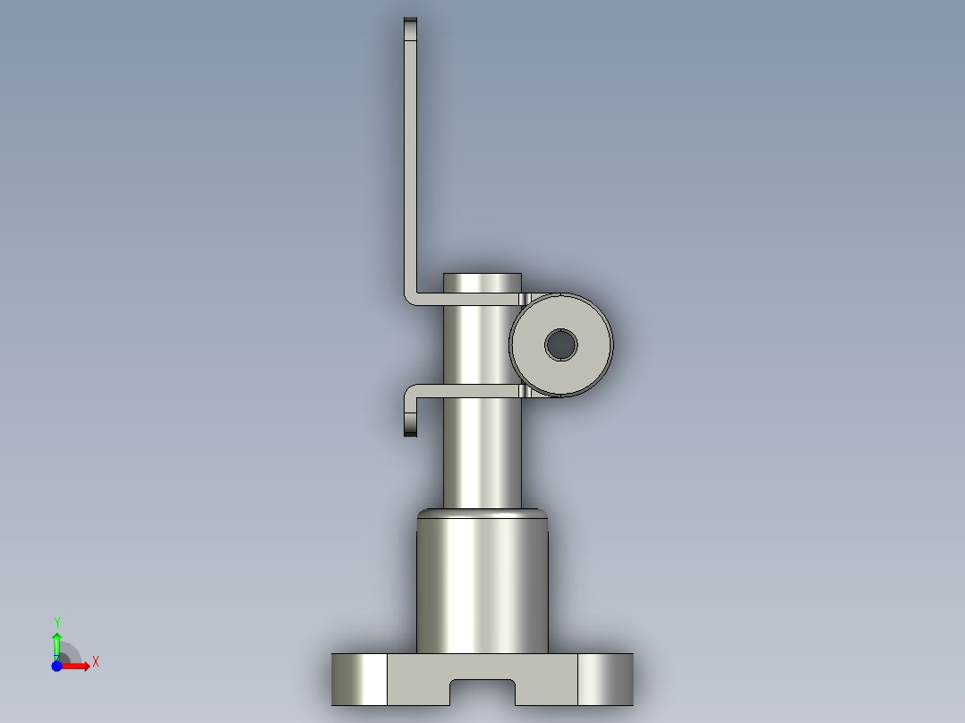 支架SENJ1_250_G_T前视图