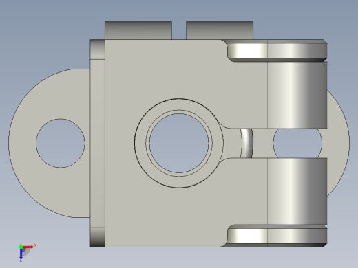 支架SENJ1_250_G_T俯视缩略图