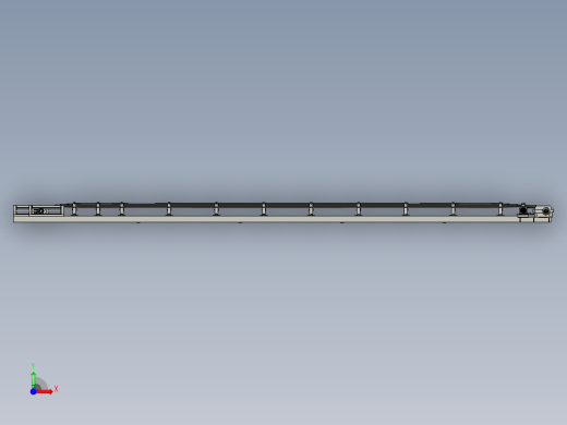 煤炭输送转载机的煤块破碎机前视缩略图
