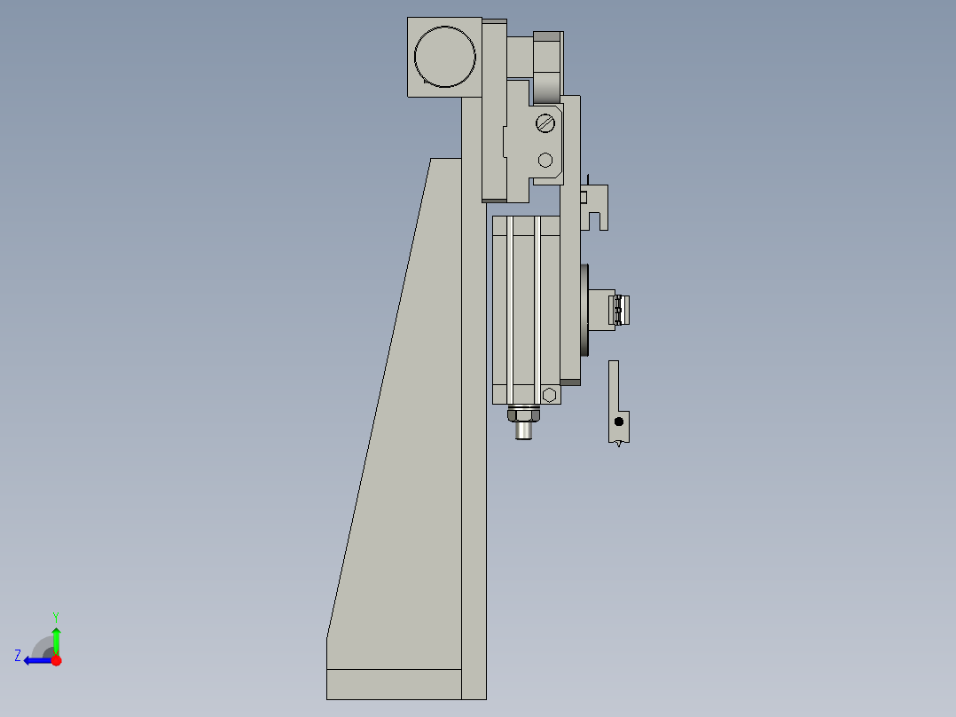 叶片上料部件右视图