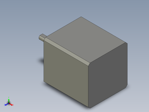 雷赛步进42HS05A正等轴测缩略图