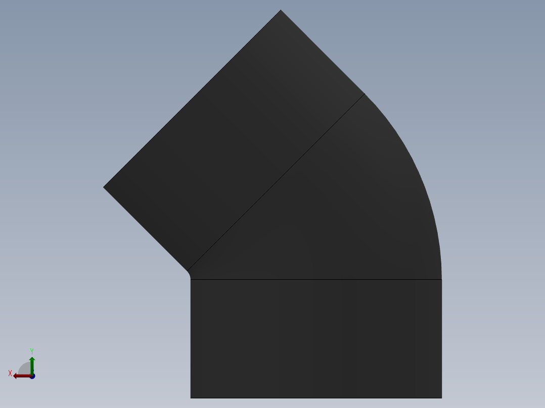 ELBOW_DN250_PN10_U-PVC_0后视图