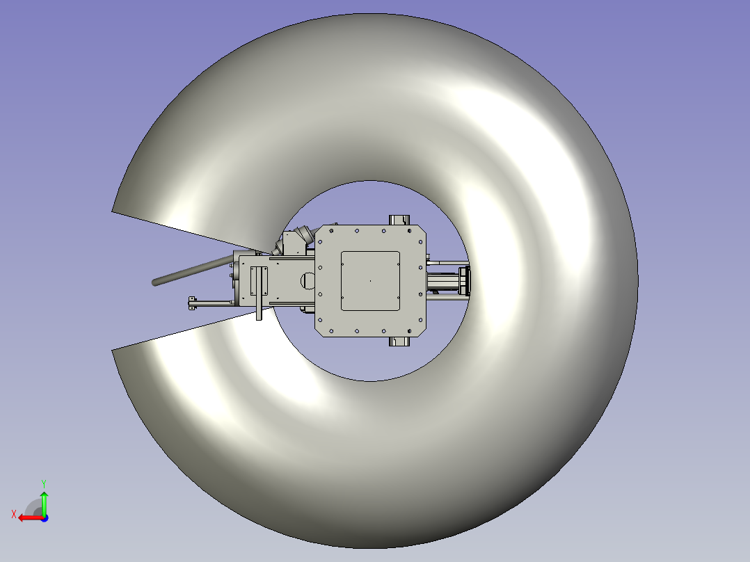 分拣机器组件1后视图