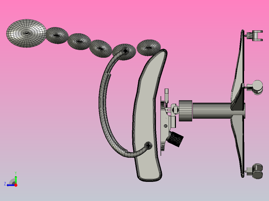 办公扶手椅ric ver 22右视图