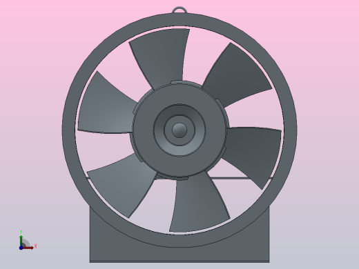 JAFF-Z机翼式轴流风机[JAFF-S-6.3Ⅰ-]前视缩略图