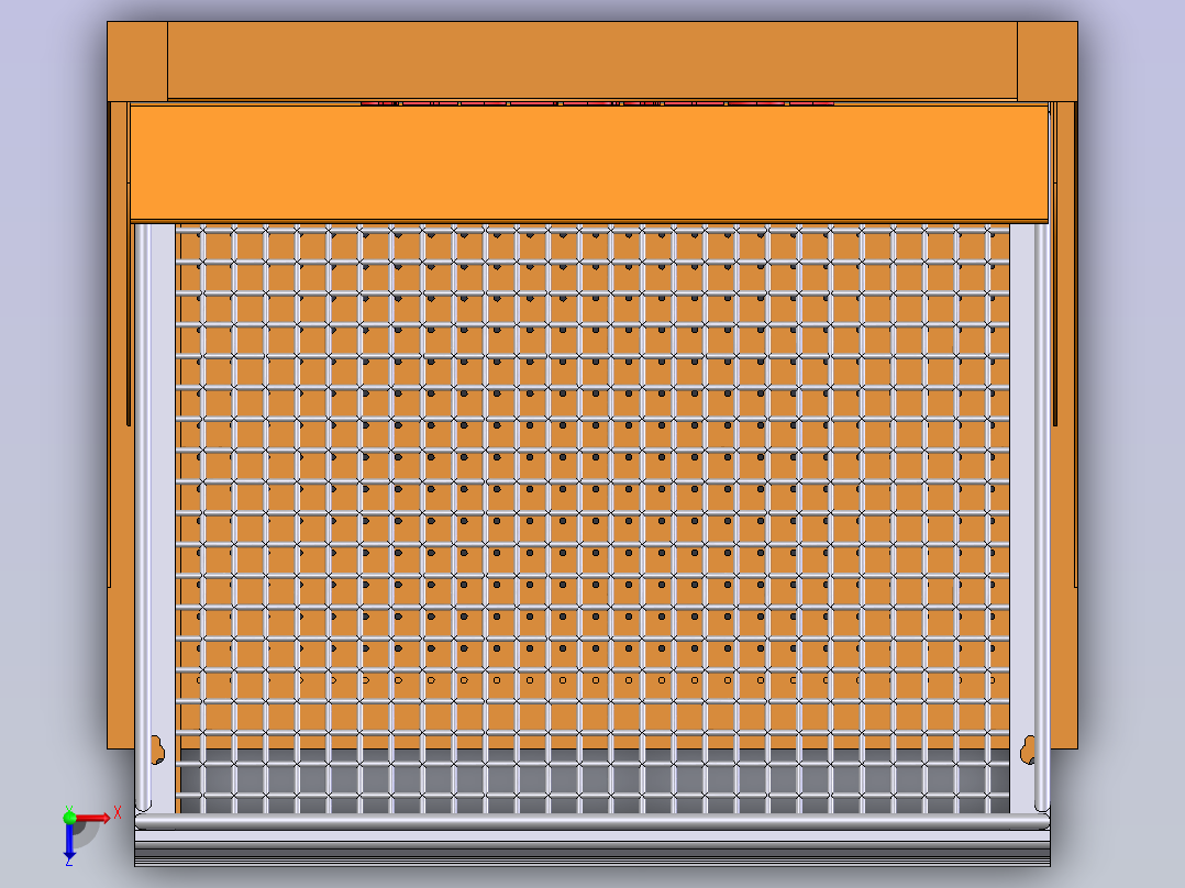 商店展示架俯视图