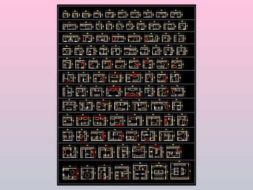100个卫生间模块