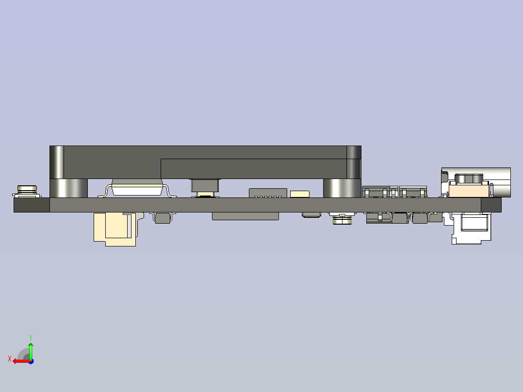 Heltec LoRa 32 V4模块后视图