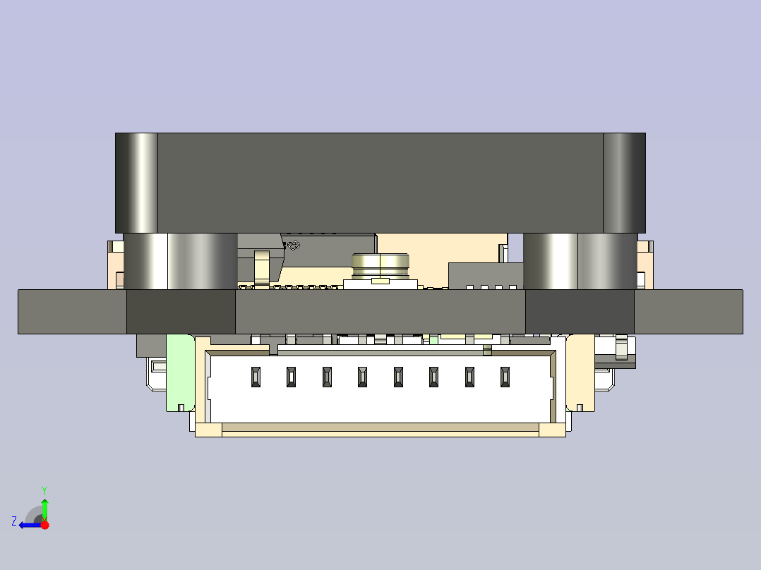 Heltec LoRa 32 V4模块右视图