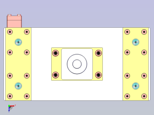 华为5G升降机定位销铆压机俯视缩略图