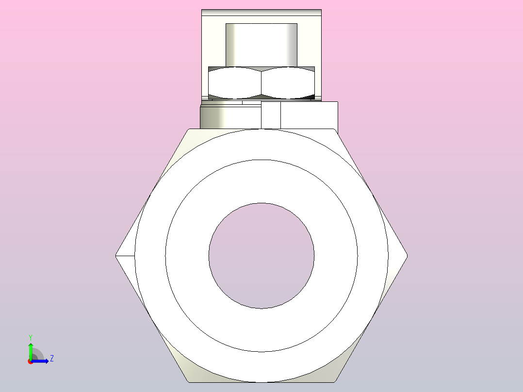 Q11F一片式球阀[2]球阀左视图