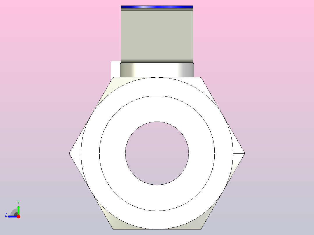 Q11F一片式球阀[2]球阀右视图