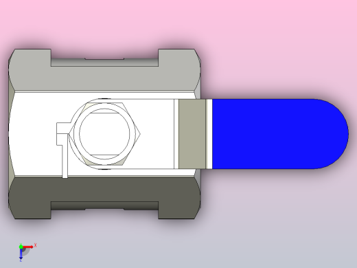 Q11F一片式球阀[2]球阀俯视缩略图