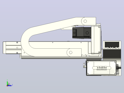 XYGT210-A1-300-150-M-C-0001负载2-5KG XY丝杆模组 内嵌式 XYGT210-A1 替换TOYO直线模组左视缩略图