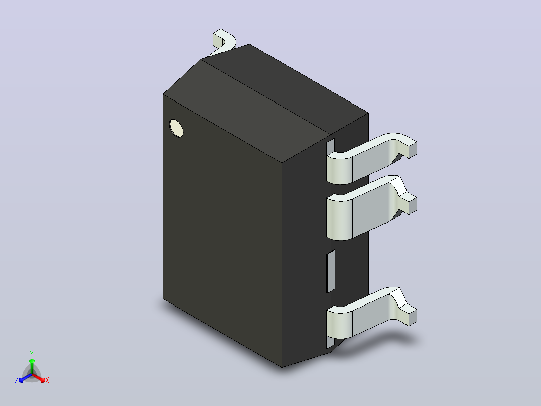 106x SOIC 封装（小外形集成电路）SMD-8B主视图