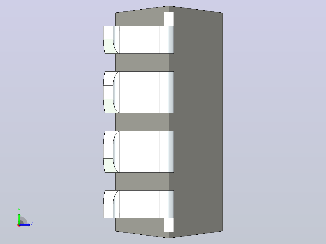 106x SOIC 封装（小外形集成电路）SMD-8B左视图