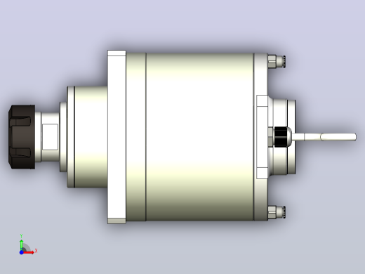 ES339-ER40木工高精雕铣系列手动换刀电主轴[ES339-18-9.6KW-TMP-ER40]前视缩略图