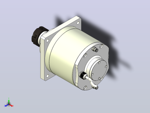 ES339-ER40木工高精雕铣系列手动换刀电主轴[ES339-18-9.6KW-TMP-ER40]正等轴测缩略图