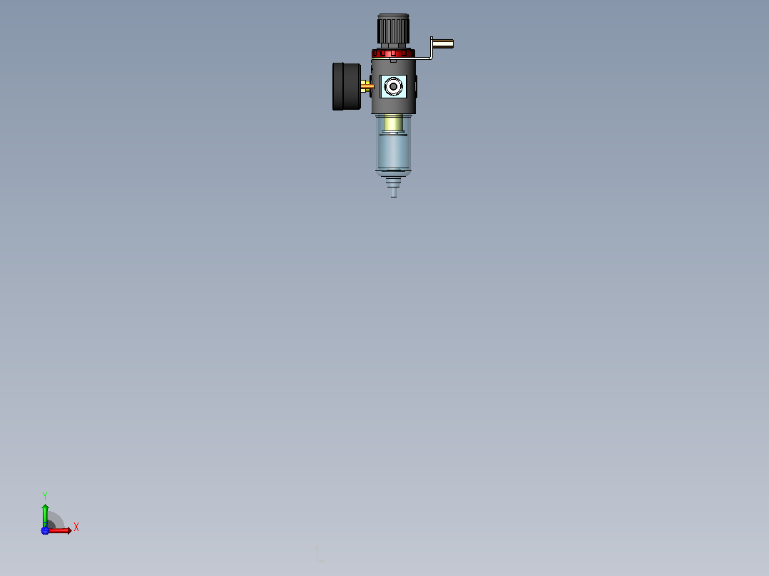 油水分离器AFR2000-ZG747B前视图