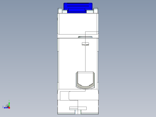 NXB-125G 1P小型断路器三维模型202306右视缩略图