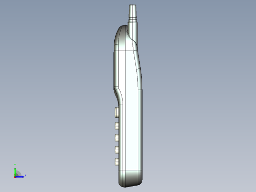 3D手机模型图左视缩略图