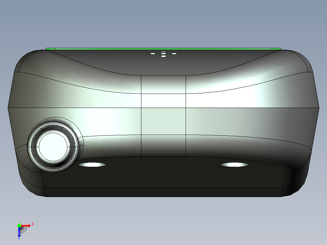 3D手机模型图俯视图