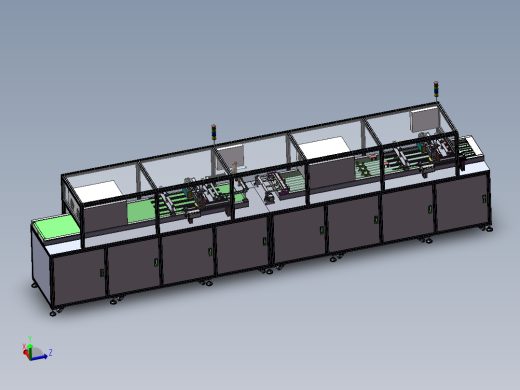 显示屏自动点胶、UV固化流水线