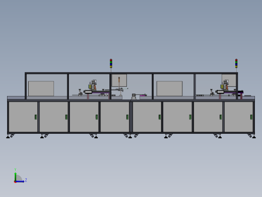 显示屏自动点胶、UV固化流水线左视缩略图