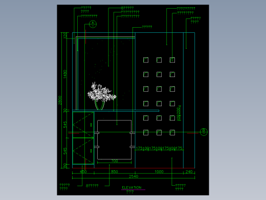 家装类CAD图块(三)-FH01013A