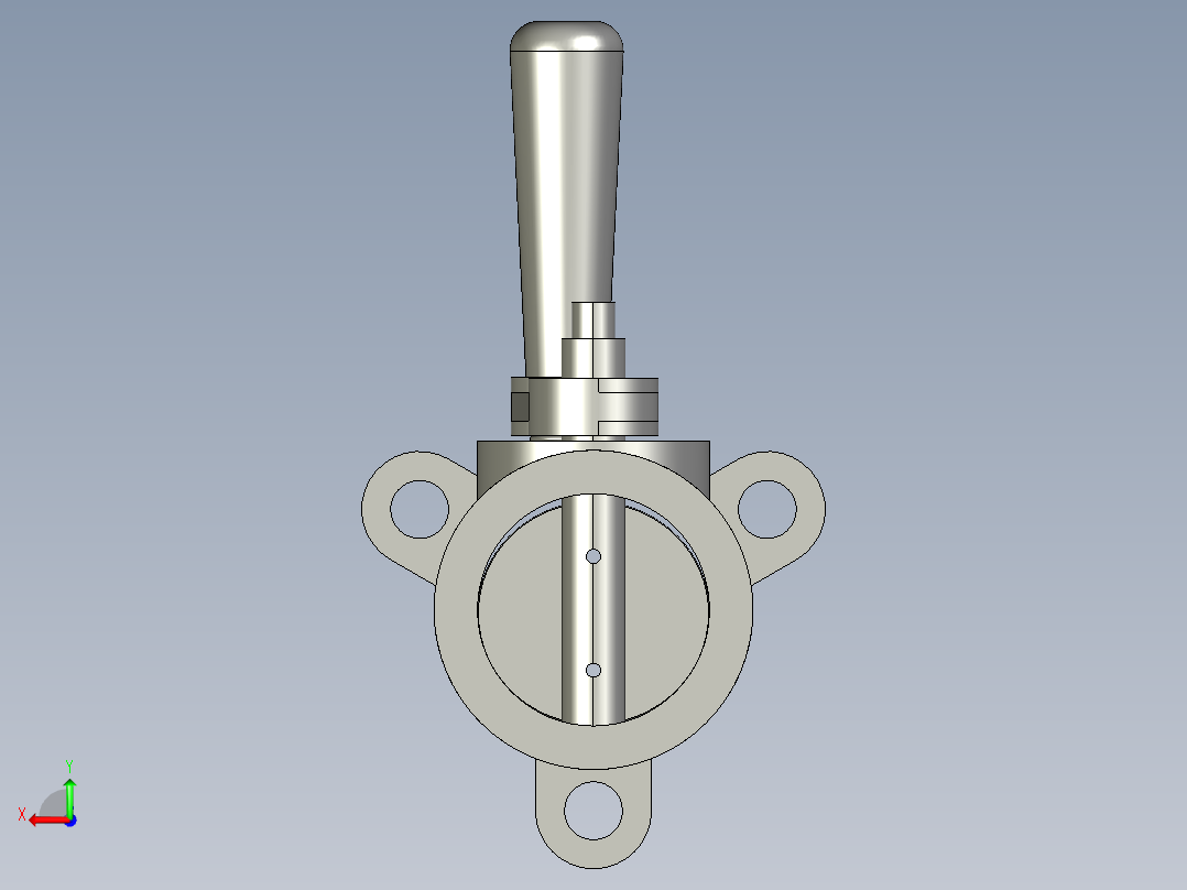 联轴装配设计后视图