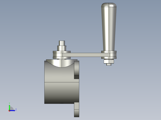 联轴装配设计左视缩略图