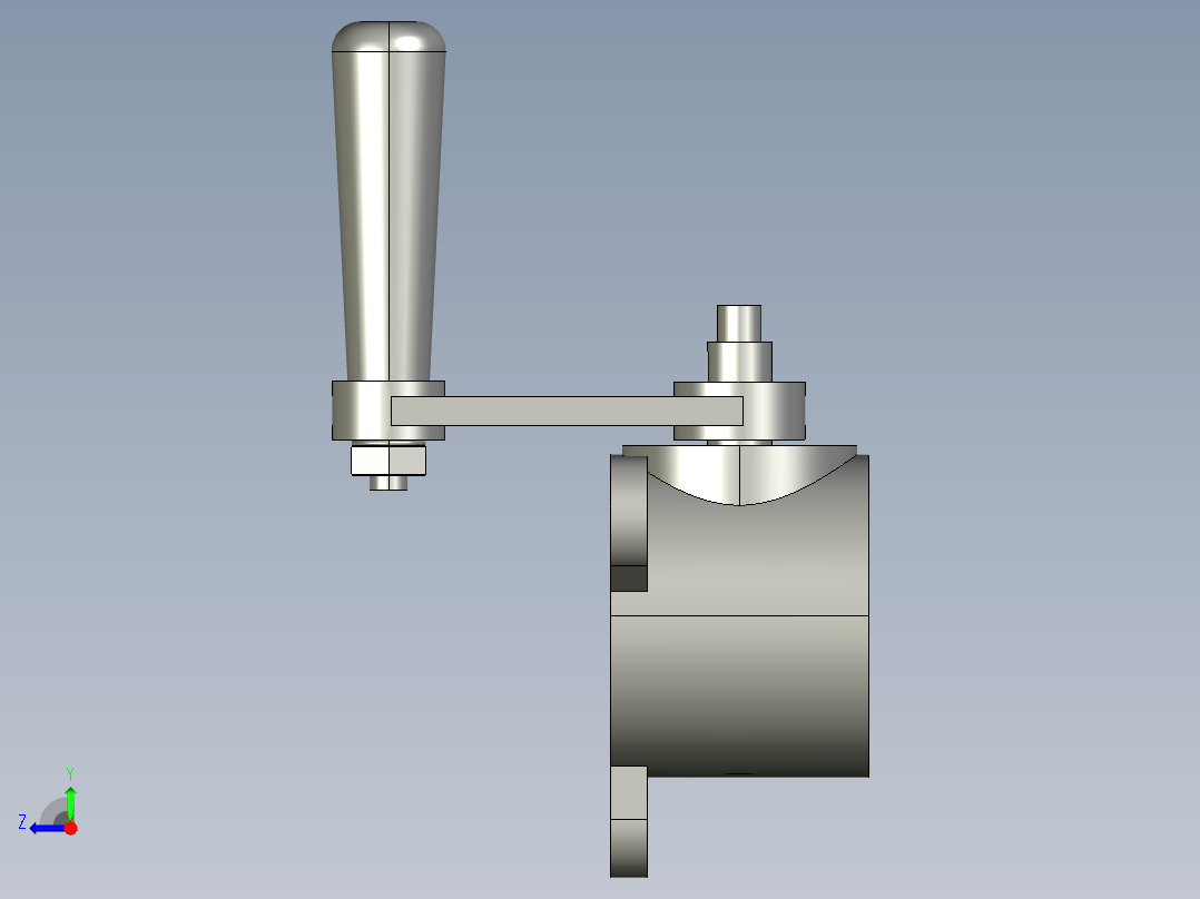 联轴装配设计右视图