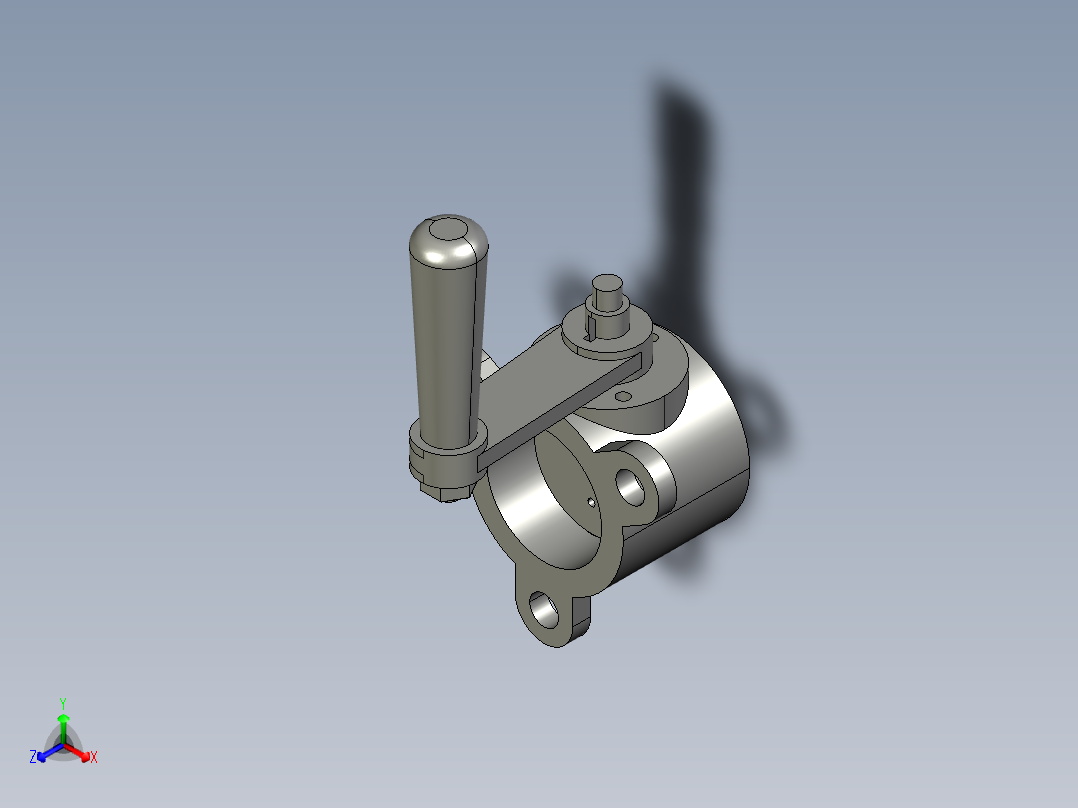 联轴装配设计正等轴测图