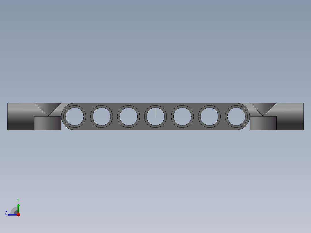 乐高灰色面板右视图