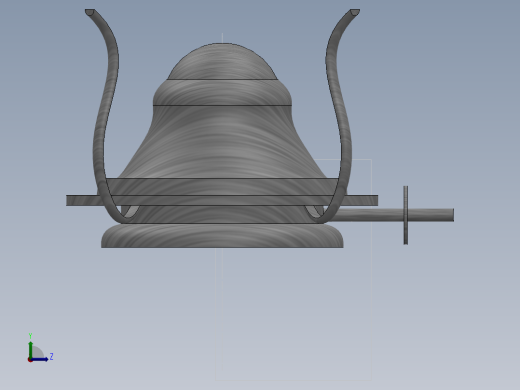 煤油灯3D模型左视缩略图