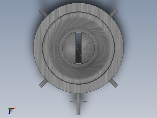 煤油灯3D模型俯视缩略图