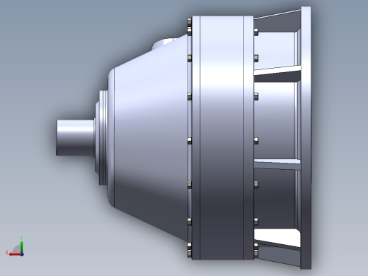 Q015-CS20机型机器人关节谐波传动装置设计【三维SolidWorks】后视缩略图