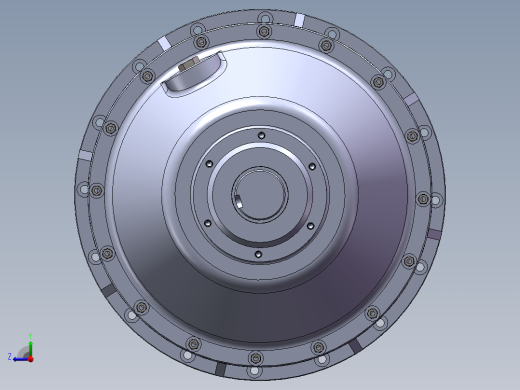 Q015-CS20机型机器人关节谐波传动装置设计【三维SolidWorks】右视缩略图