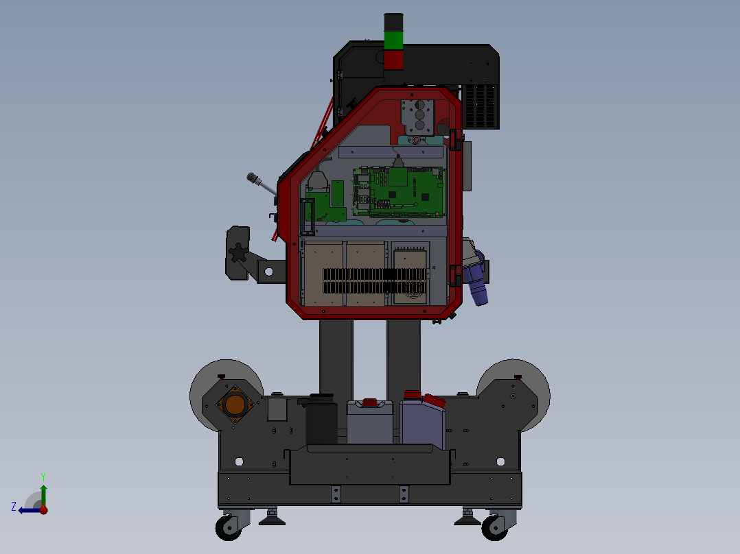 ZY13039 数码喷绘打印机-可打印3米3幅宽右视图