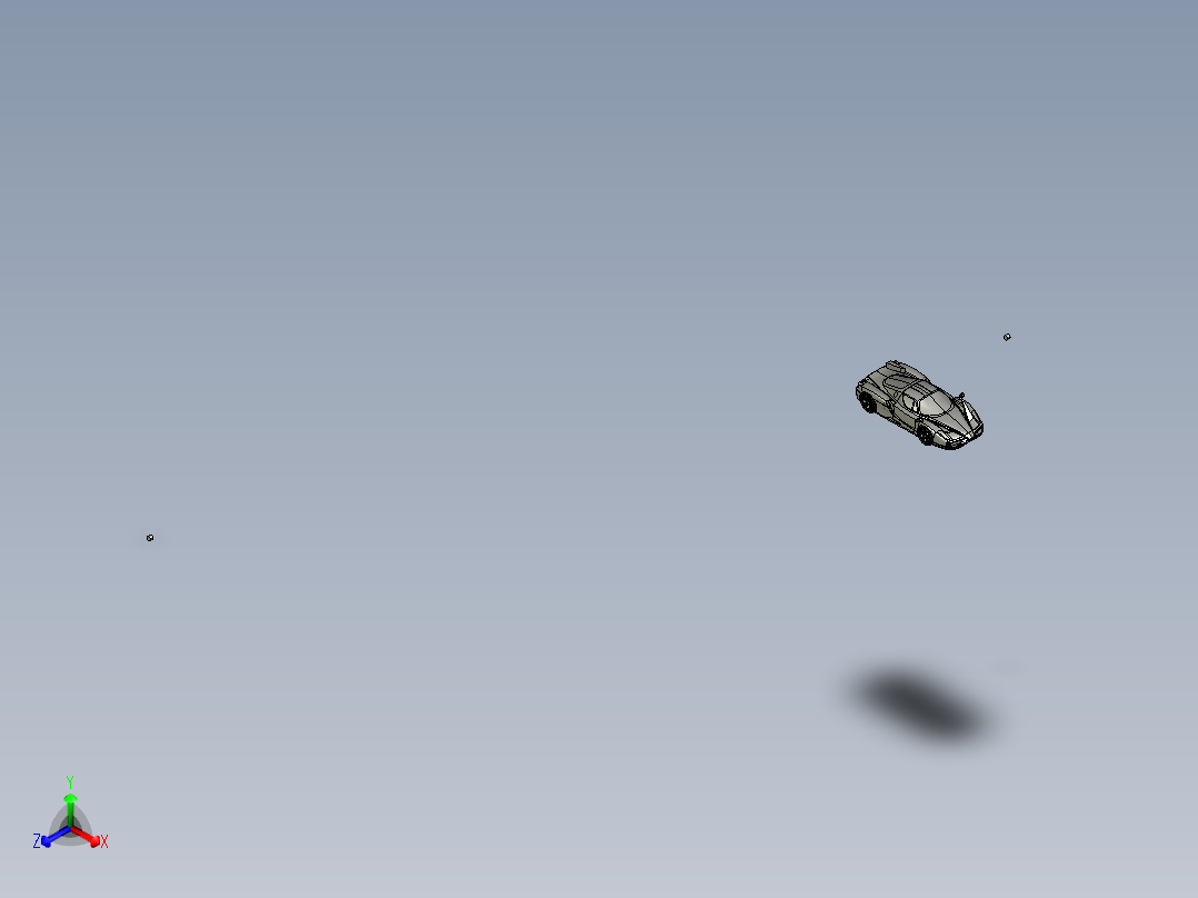 法拉利Solidworks实体模型