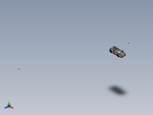 法拉利Solidworks实体模型正等轴测缩略图