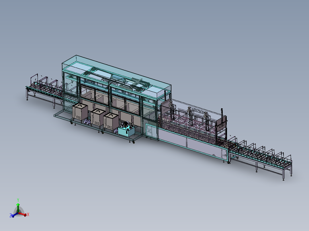 B01-超声波清洗烘干自动线