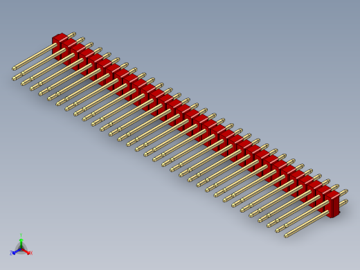 彩色公头100mil（2.54mm）系列-DS1021_red_2x32p_100mil_Type5_rev1.0