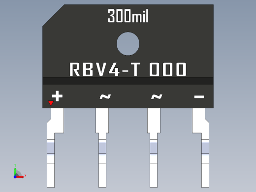 桥式整流器-RBV4-T前视缩略图