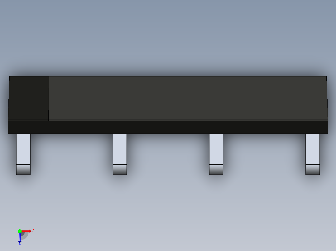 桥式整流器-RBV4-T俯视图