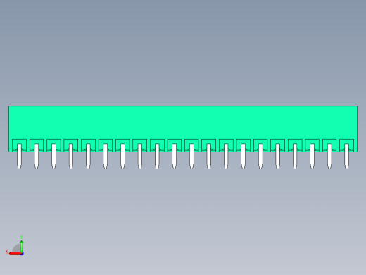 DEGSON 15EDG 系列 3.5mm 插拔式接线端子 FullPack-15EDGVC-3.5-20P-14-00AH后视缩略图